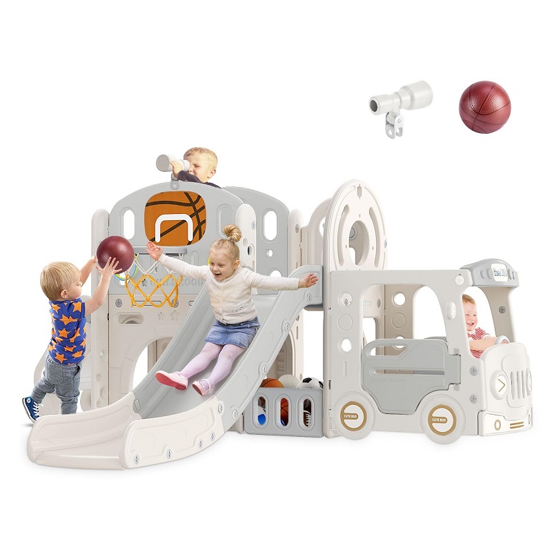 BIERUM Toddler Slide and Swing Set