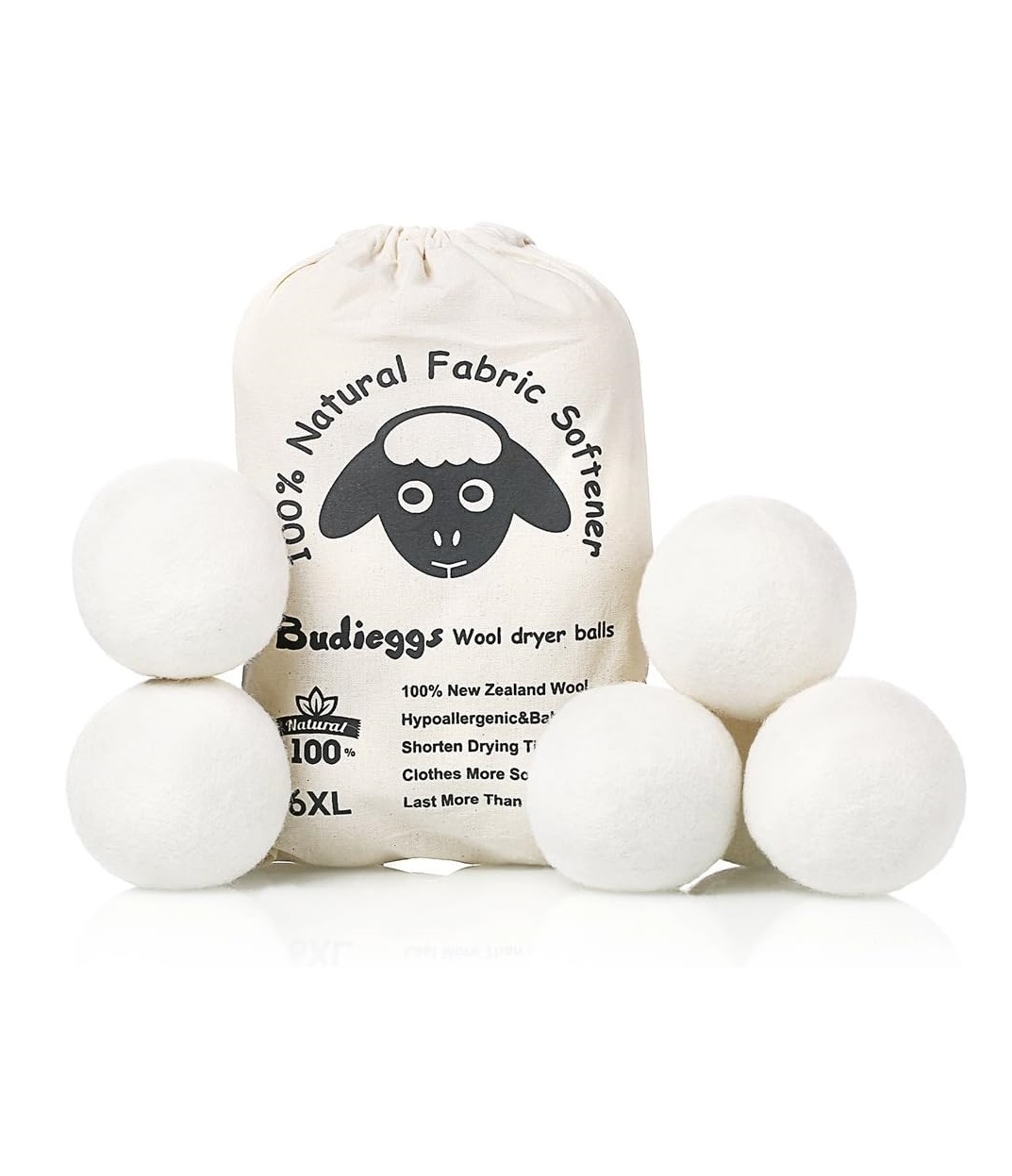 Budieggs Wool Dryer Balls