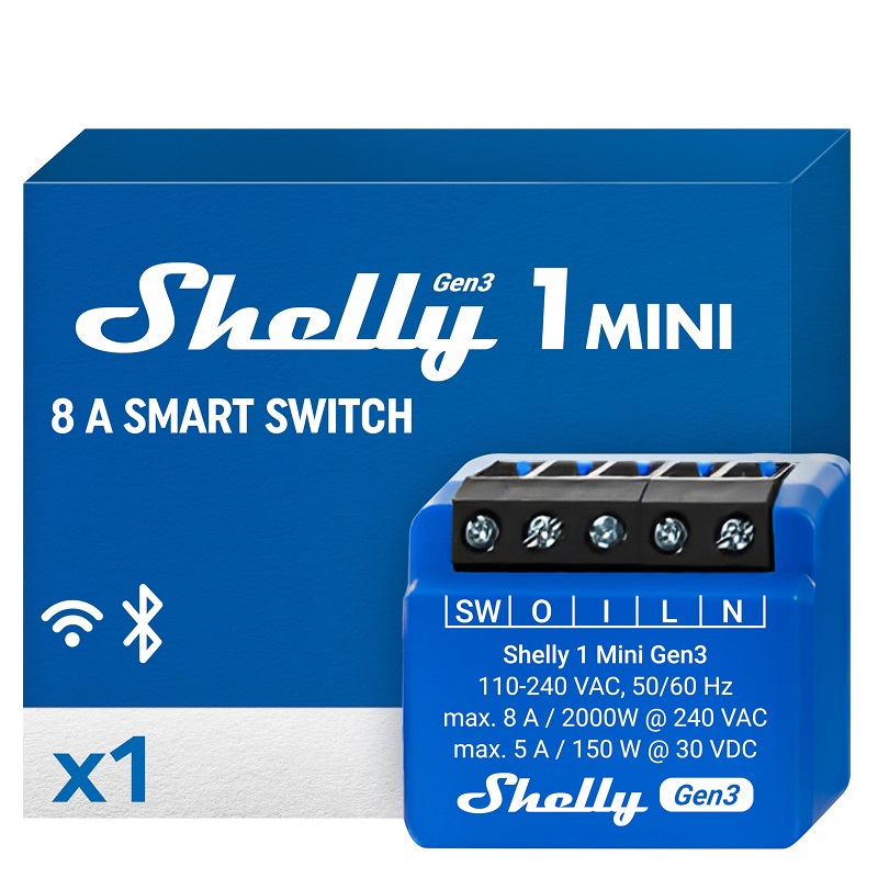 Shelly 1 Mini Gen3 Smart Switch