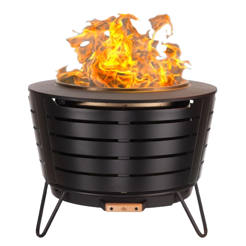 TIKI Smokeless Wood Burning Patio Fire Pit