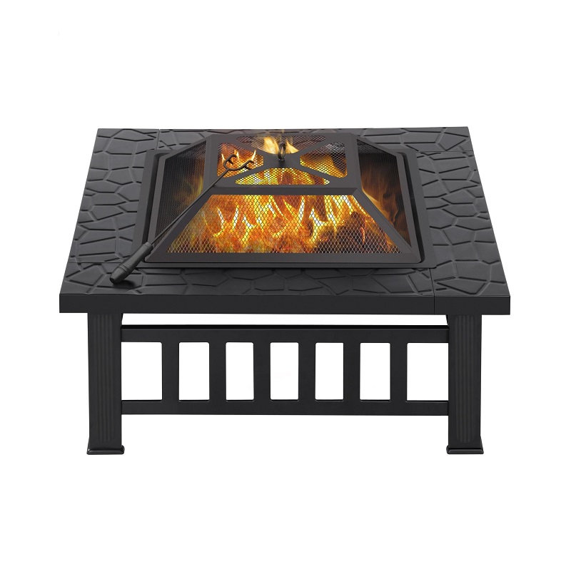 Yaheetech Multifunctional Fire Pit Table