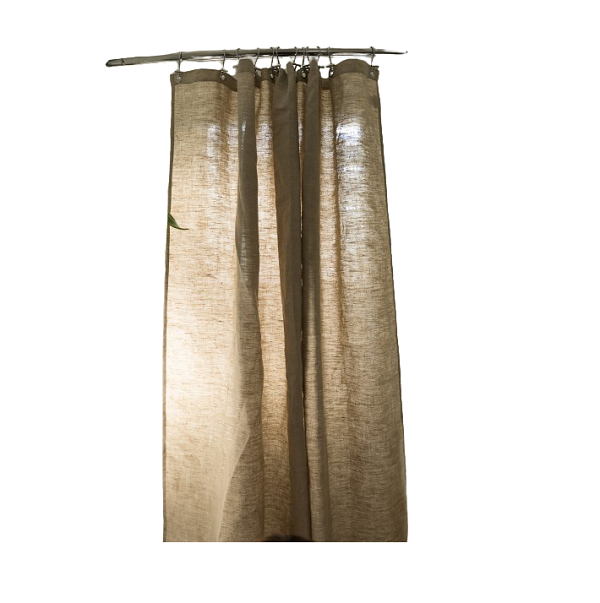 Bean Products Hemp Shower Curtain