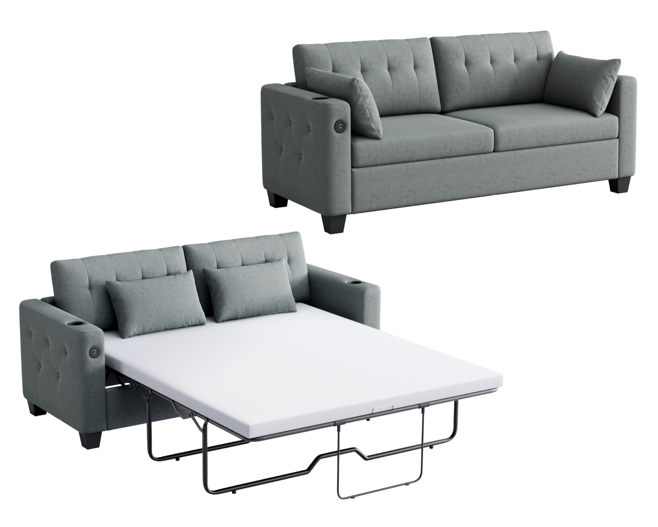 LINSY HOME Pull Out Sofa Bed