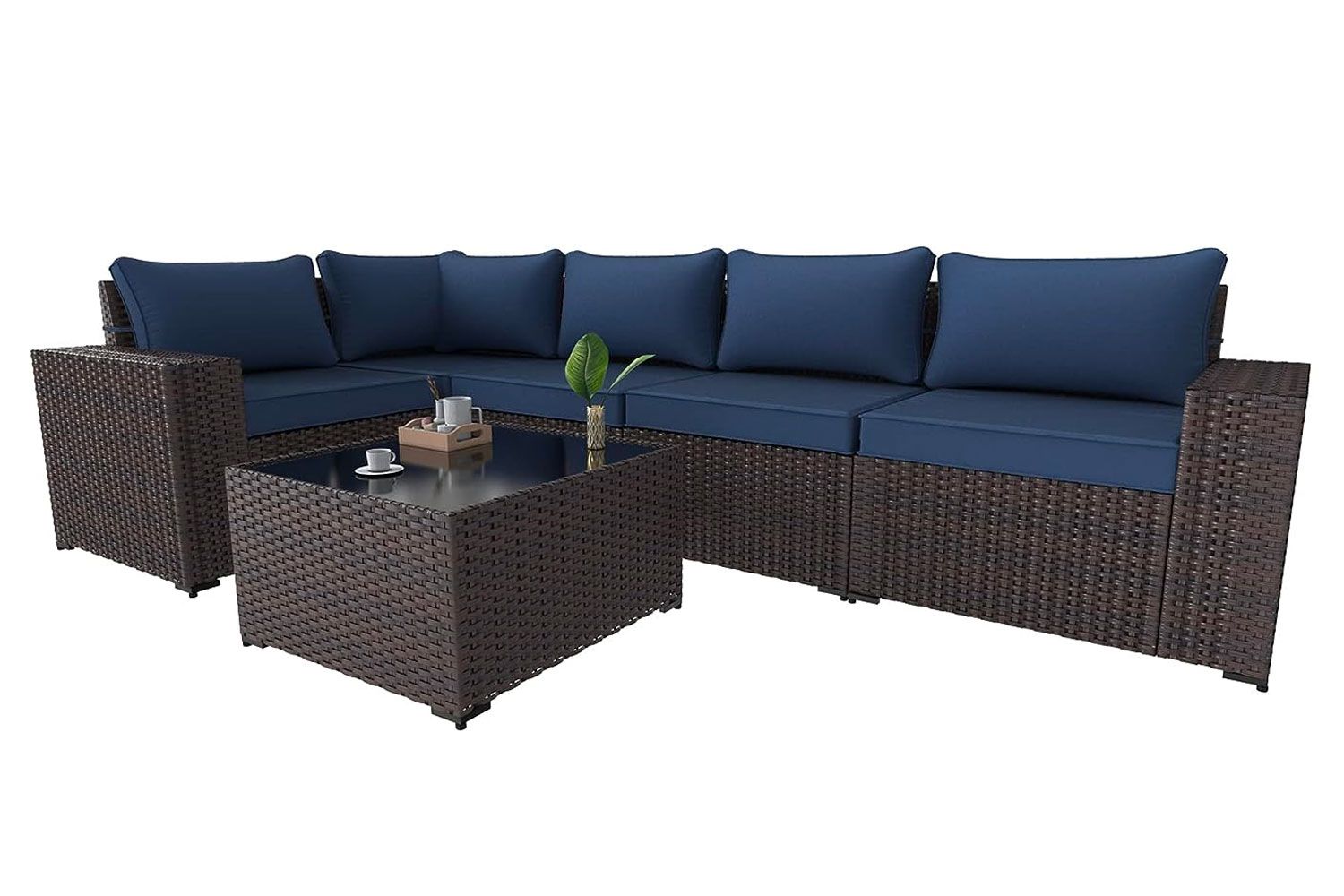 Kullavik Sectional Rattan Sofa