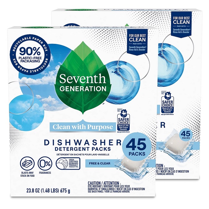  Seventh Generation Dishwasher Detergent