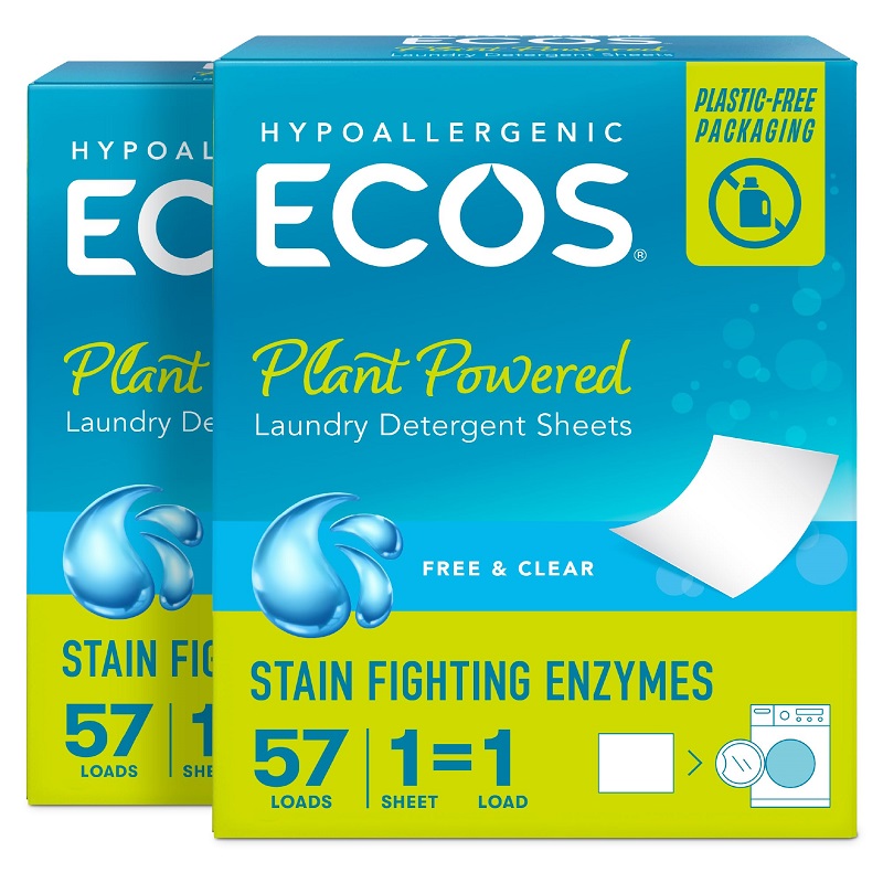 Ecos Vegan Laundry Detergent Sheets