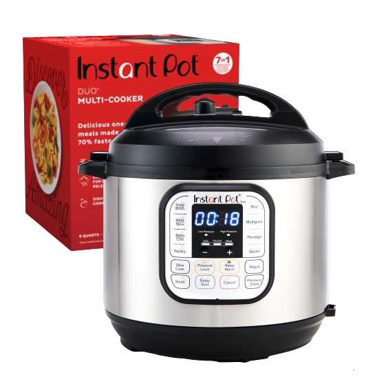 Instant Pot DuoElectric Pressure Cooker, Slow Cooker, Rice Cooker