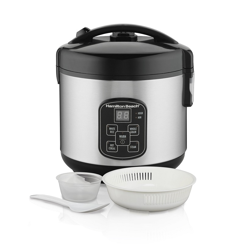 Hamilton Beach Digital Programmable Rice Cooker & Food Steamer