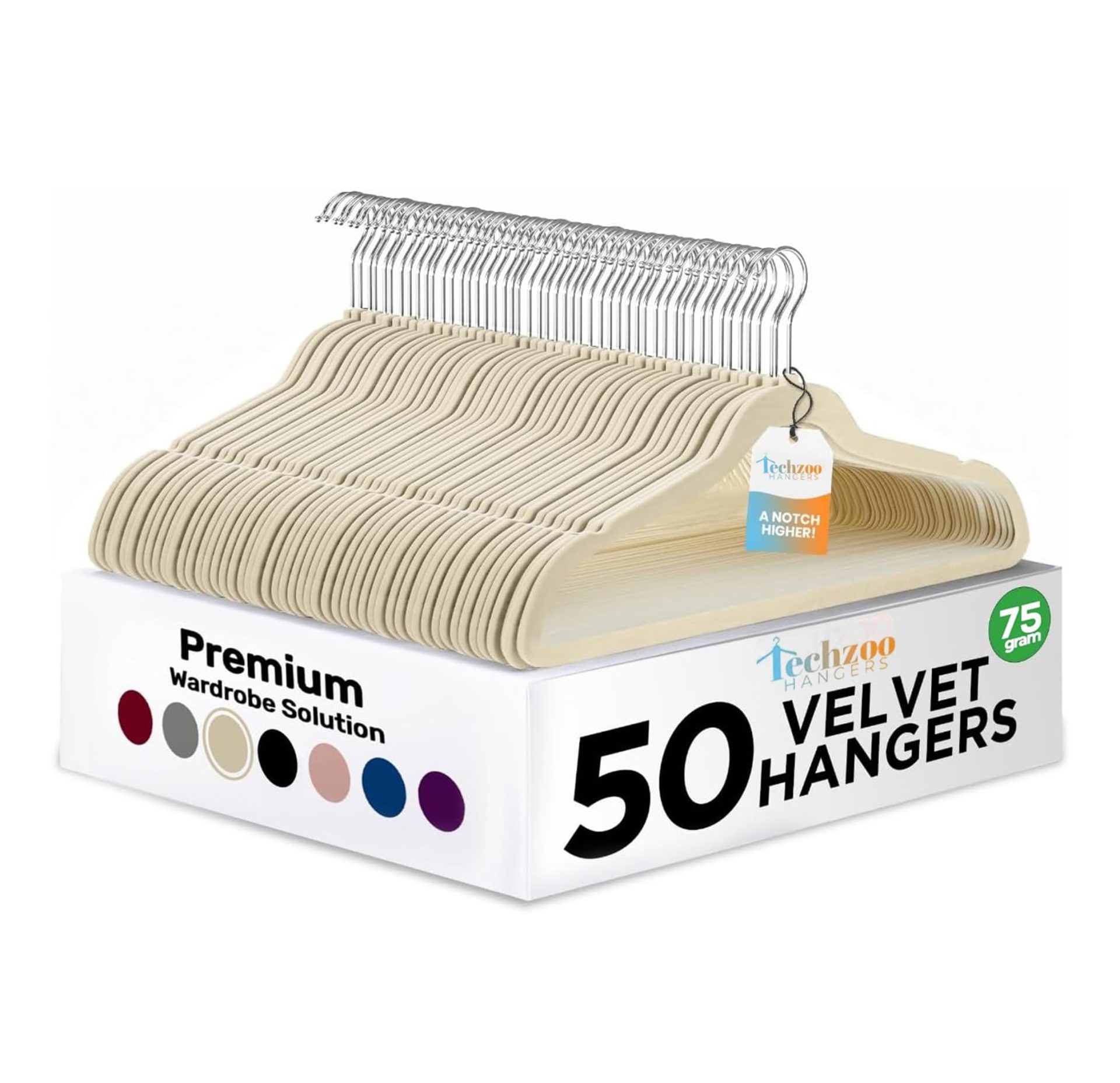 TechZoo New Premium Quality Velvet Hangers