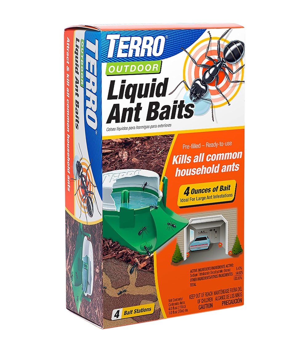 TERRO T1804-6 Outdoor Ready-to-Use Liquid Ant Bait Killer 