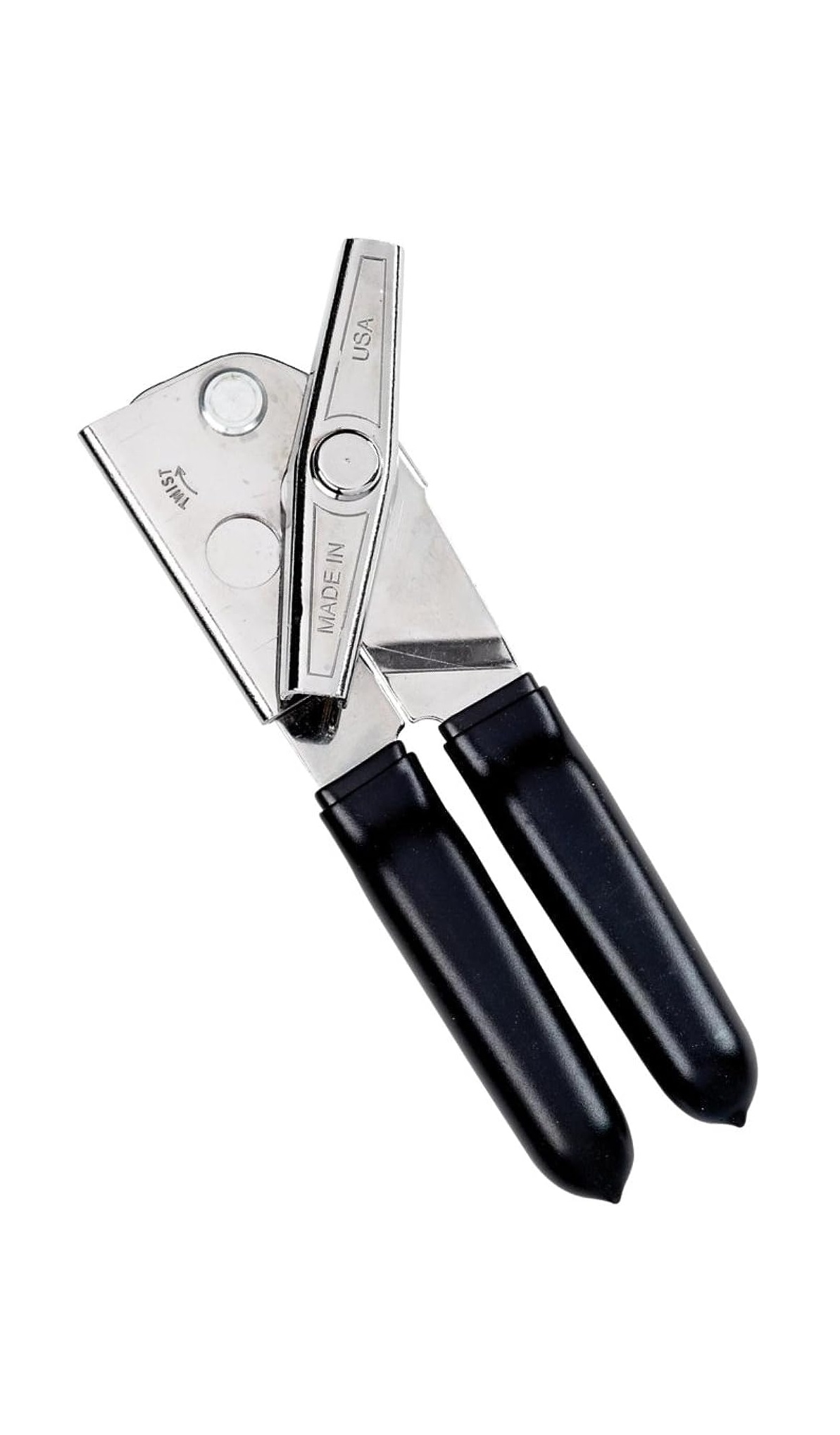 Deluxe Can Opener with Black Grips