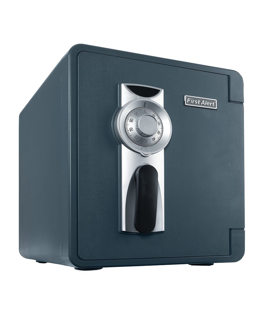 First Alert Waterproof and Fire-Resistant Bolt-Down Combination Safe