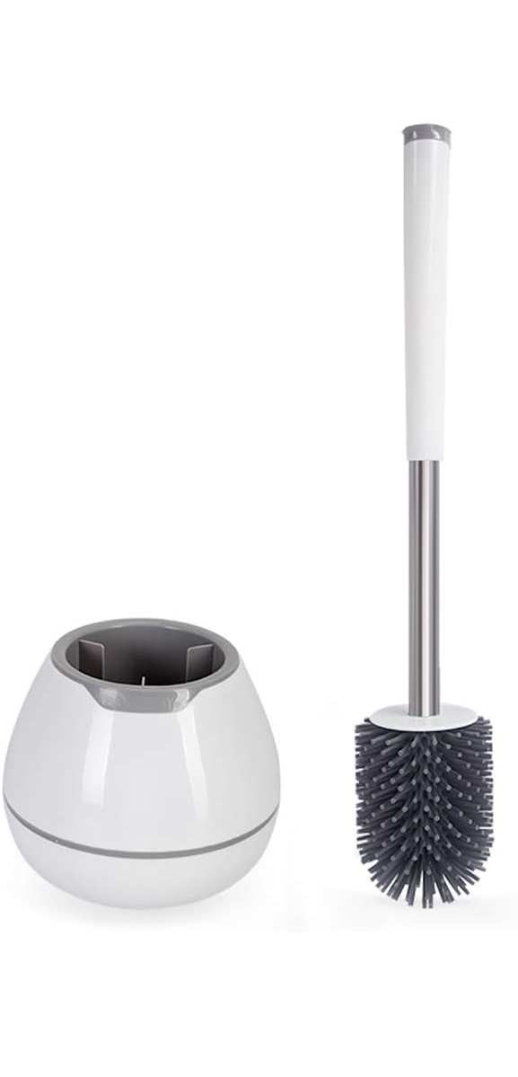 BOOMJOY Toilet Brush and Holder Set