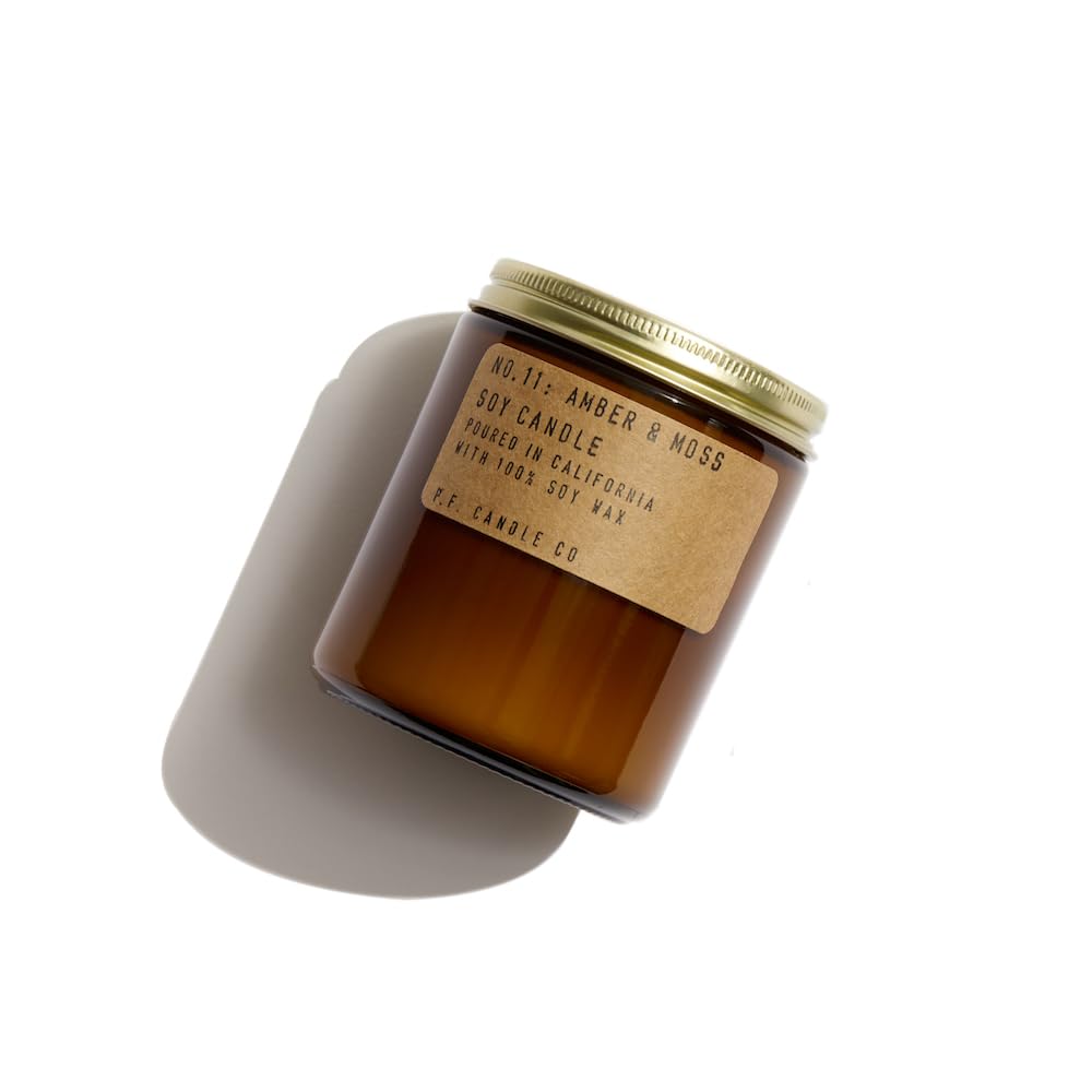 P.F. Candle Co. Amber & Moss Classic Standard Scented Soy Wax Candle