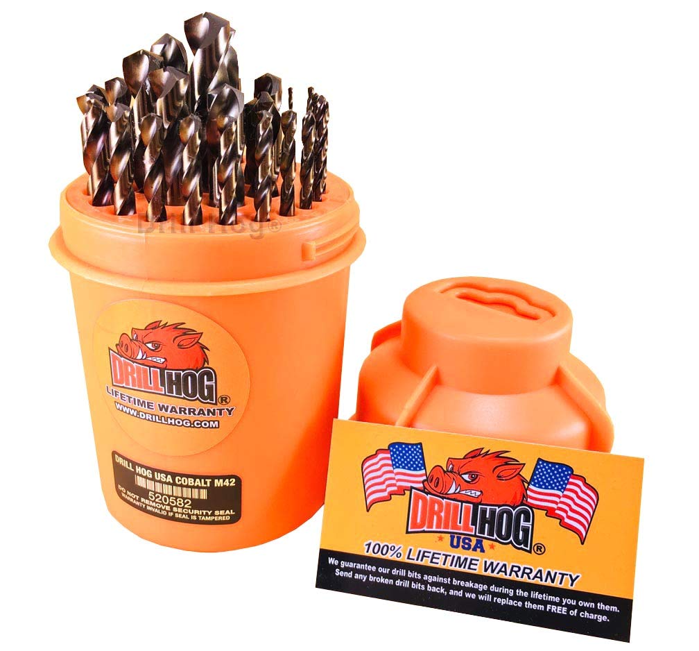 Drill Hog Super Premium Cobalt M42+ Drill Bit Set