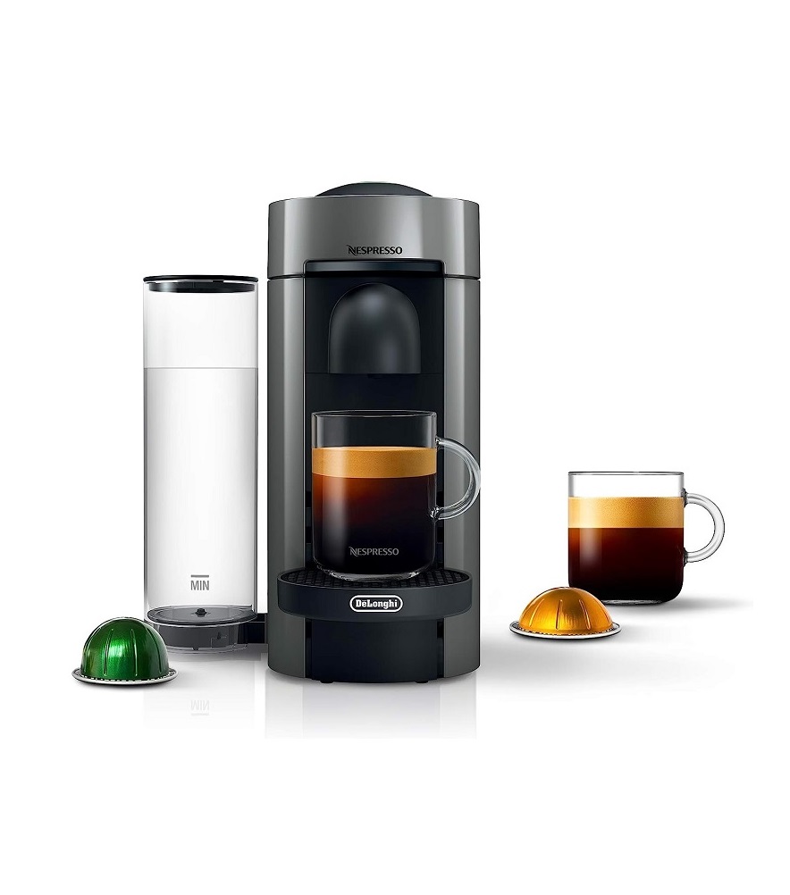 Nespresso VertuoPlus Coffee and Espresso Machine by De'Longhi