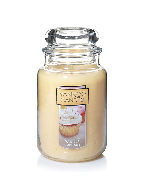 Yankee Vanilla Cupcake Scented Single Wick Candle