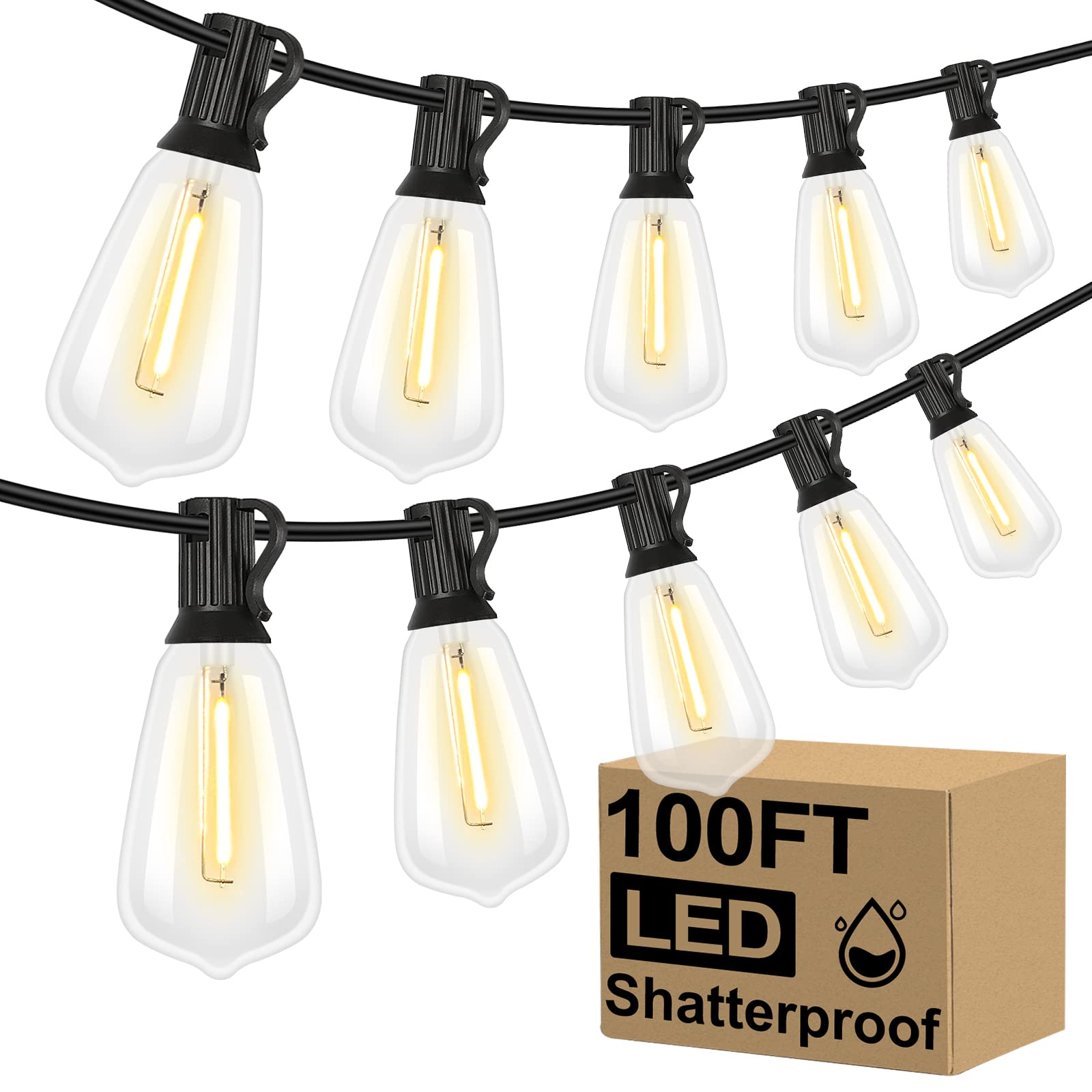 Brightever LED Outdoor String Lights