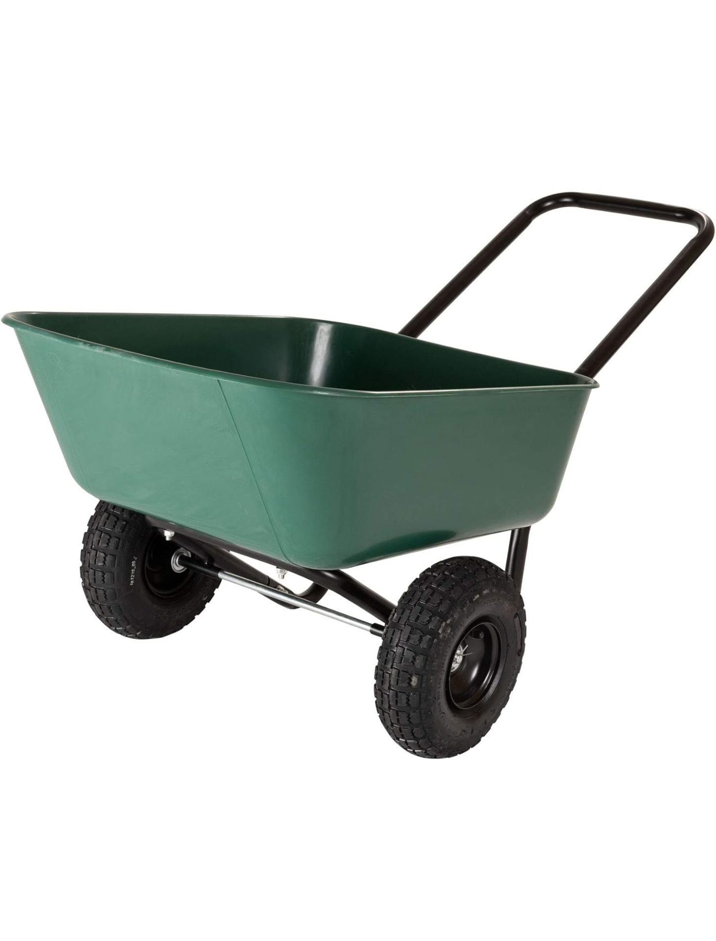 Garden Barrow Dual-Wheel Cart