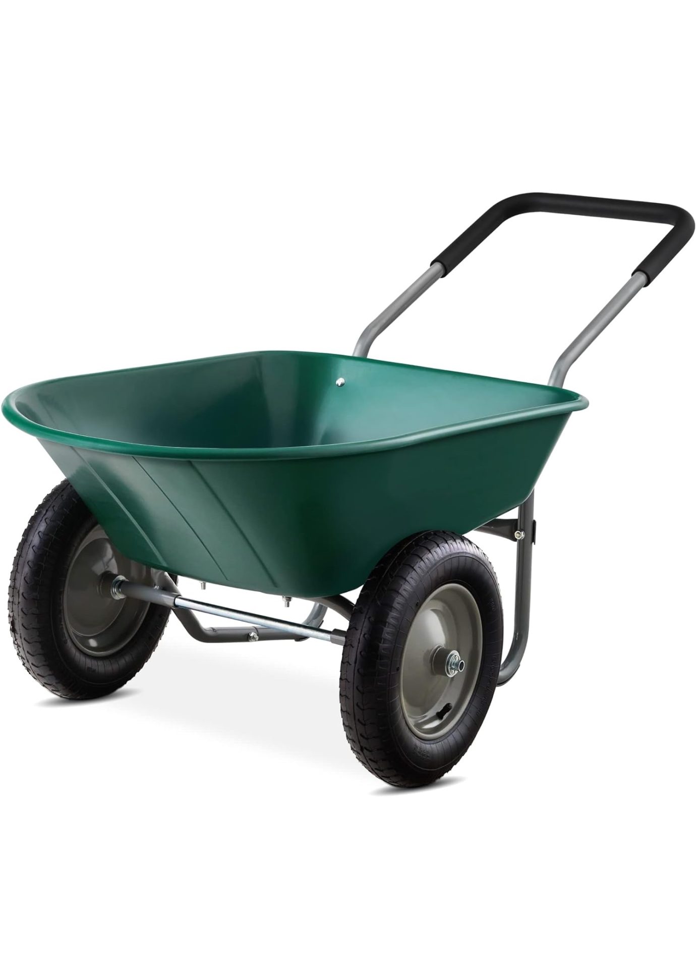 Best Choice Dual-Wheel Yard Wheelbarrow