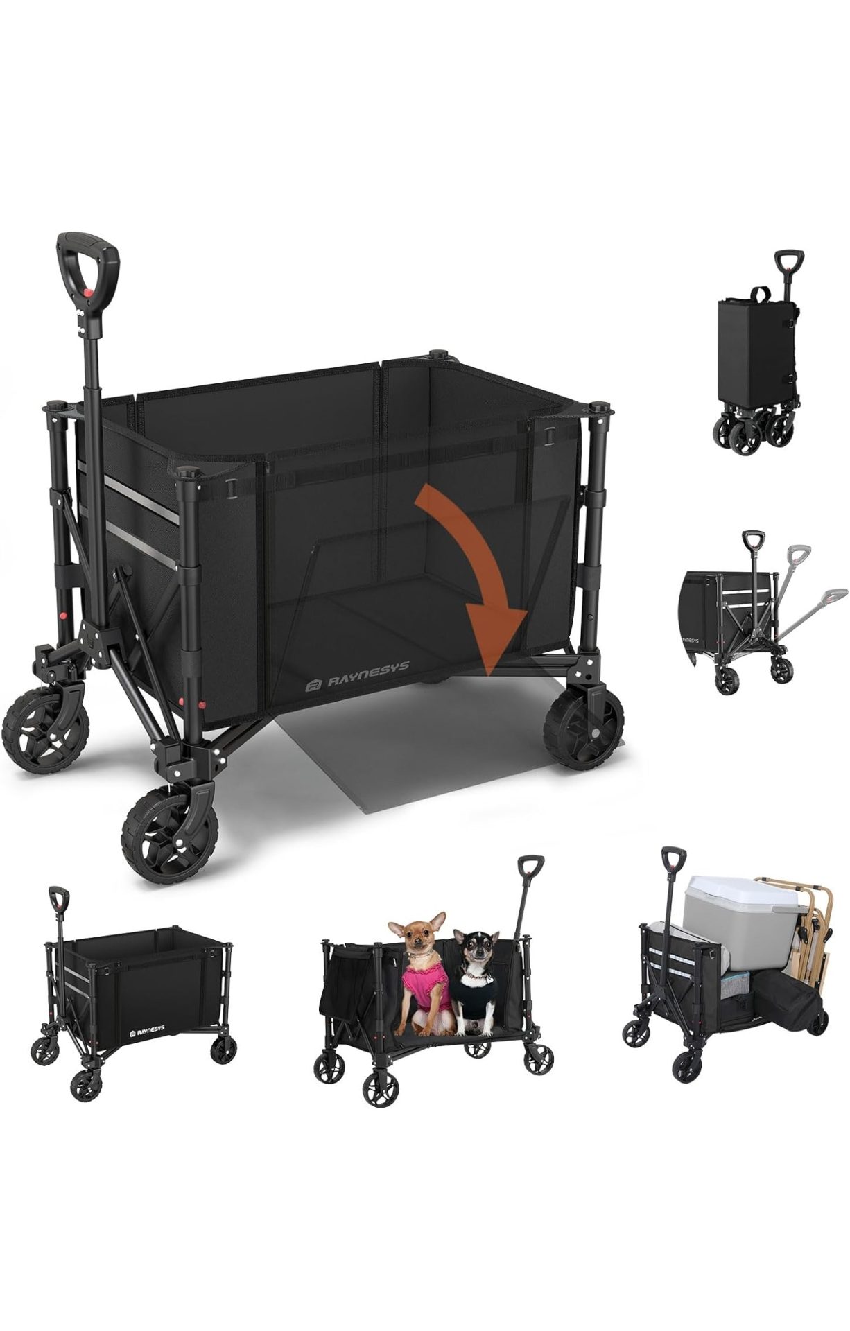 Raynesys Collapsible Garden Wagon