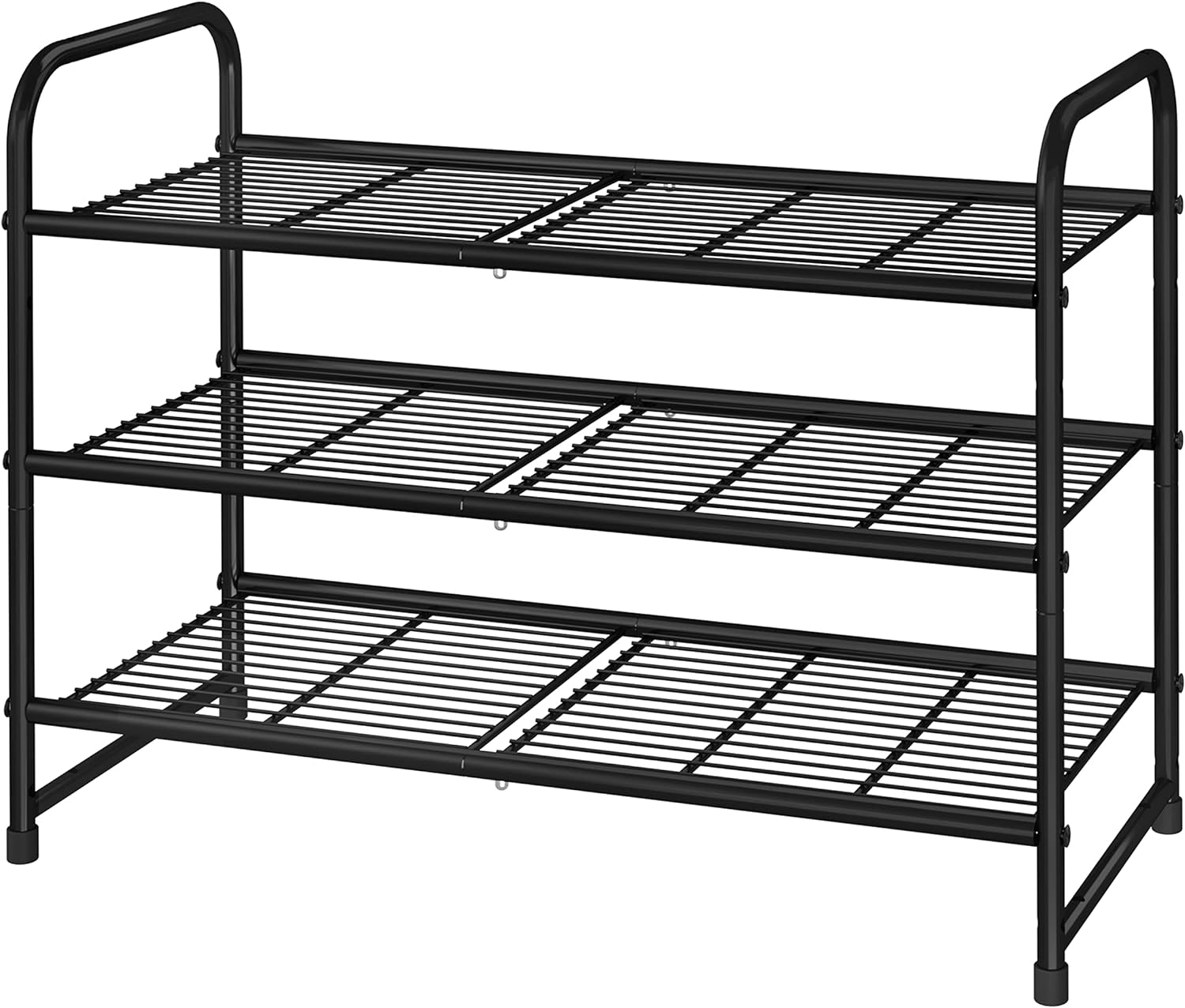 Simple Trending 3-Tier Stackable Shoe Rack