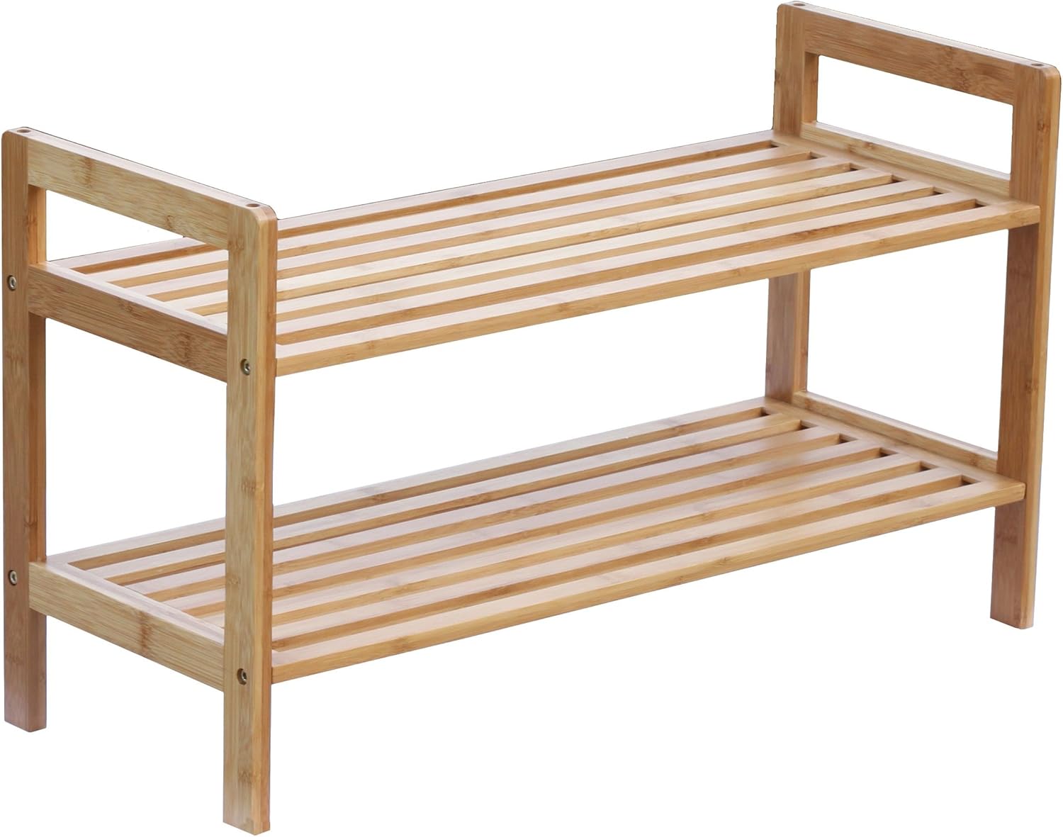 Oceanstar 2-Tier Bamboo Shoe Rack