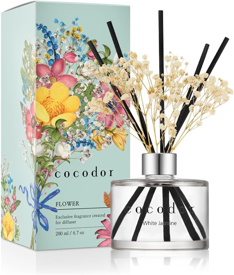 COCODOR Preserved Flower Reed Diffuser