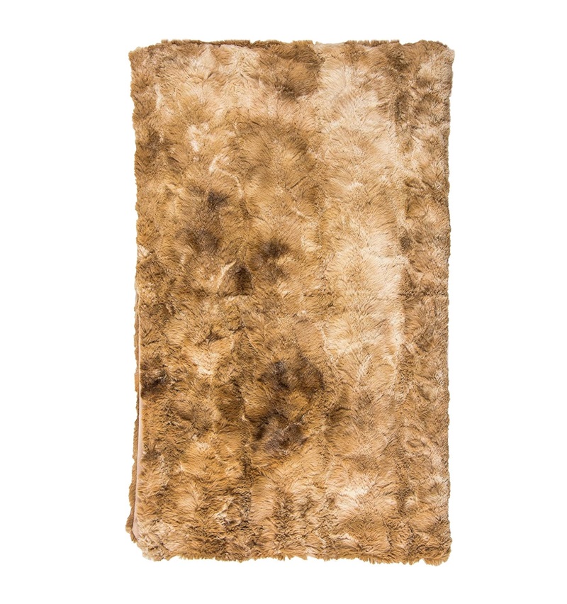 Luxe Faux Fur Throw Blanket