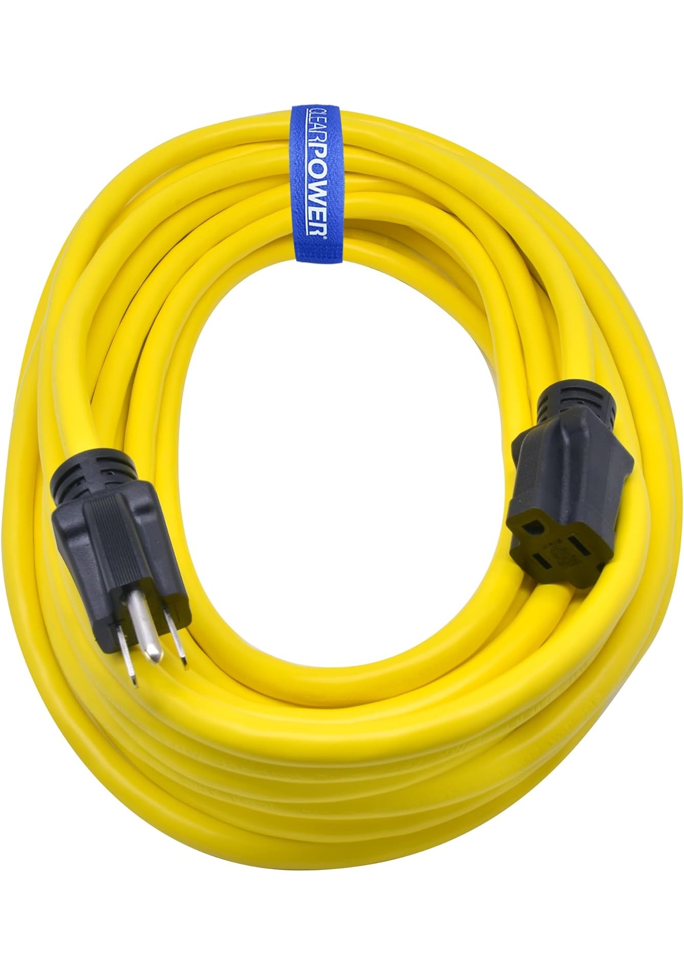 Clear Power Extension Cord