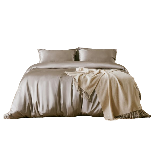 LilySilk 4PC Silk Fitted Sheet Set